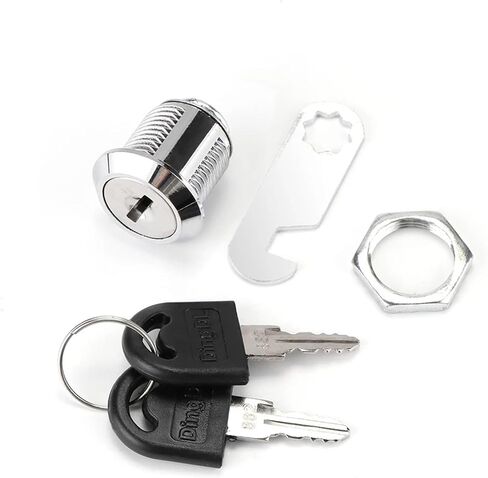 نفس المفتاح 16/20/25/30mm للأثاث الأثاث خزانة باب أجهزة الأثاث لالمكتب مكتب LOOP LOCKS 1PCS (30 مم مفتوح) in Saudi Arabia