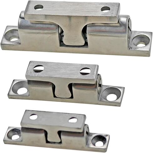 304 Stainless Steel Mirror Facing Ball Lock Elastic Buckle Door Lock Industrial Equipment Cabinet Hidden Door Lock 1Pcs(50MM) in Saudi Arabia