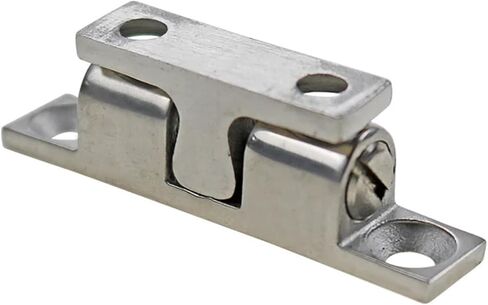 304 Stainless Steel Mirror Facing Ball Lock Elastic Buckle Door Lock Industrial Equipment Cabinet Hidden Door Lock 1Pcs(50MM) in Saudi Arabia