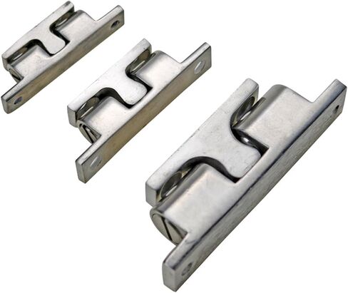 304 Stainless Steel Mirror Facing Ball Lock Elastic Buckle Door Lock Industrial Equipment Cabinet Hidden Door Lock 1Pcs(50MM) in Saudi Arabia
