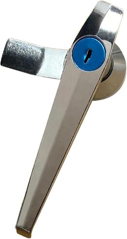 Outdoor Electrical Control Cabinet Door Handle Lock Mechanical Equipment Handle Lock 1Pcs(Spring Button) in Saudi Arabia
