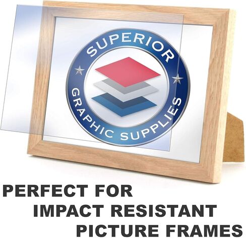 Superior Graphic Supplies Petg Plexiglass ورقة - 48 "× 96" لوحة بلاستيكية شفافة ، سميكة 20 مل - مرنة ، متينة ومسحة للحرف اليدوية ، لافتات ، شاشات ، قطع بالليزر وحماية الفن in Kuwait
