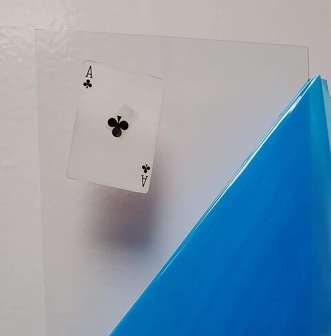 Superior Graphic Supplies Petg Plexiglass ورقة - 48 "× 96" لوحة بلاستيكية شفافة ، سميكة 20 مل - مرنة ، متينة ومسحة للحرف اليدوية ، لافتات ، شاشات ، قطع بالليزر وحماية الفن in Kuwait