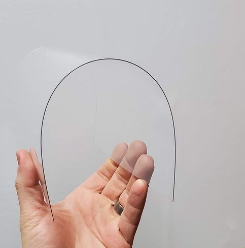Superior Graphic Supplies Petg Plexiglass ورقة - 48 "× 96" لوحة بلاستيكية شفافة ، سميكة 20 مل - مرنة ، متينة ومسحة للحرف اليدوية ، لافتات ، شاشات ، قطع بالليزر وحماية الفن in Kuwait