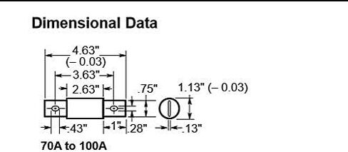 Bussmann LPJ-70SP Class J Low-Peak-Peak Dual Element Time Delay Fuse 600 Volt 70 Amp in Saudi Arabia