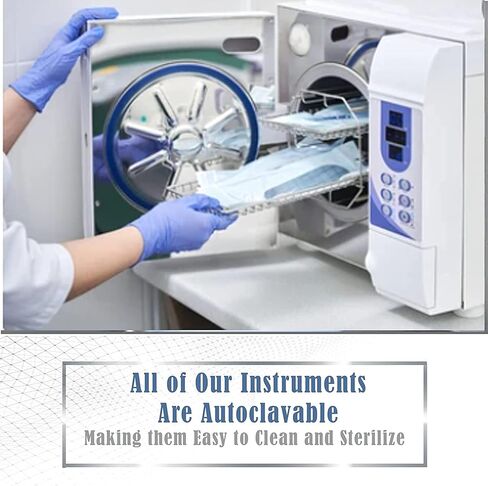 A2Z Stainless Steel 22 Pcs Veterinary Instruments Set Includes Kelly Forceps Mosquito Hemostats Carmalt Rochester Backhaus Towel Clamps Mayo Metzenbaum Scissors Multipurpose Spay Pack Kit-All in ONE in Saudi Arabia