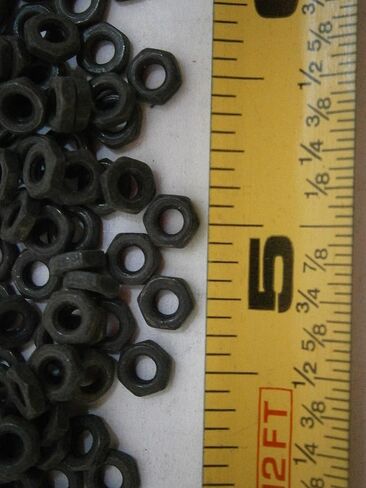 New Pack of Hex Nuts 4/40 Small Pattern Stainless Steel Black Oxide Lot of 50#3066 Multi-Purpose Comprehensive Hardware Fastener Assortment Kit WnyNEH05710 in Saudi Arabia