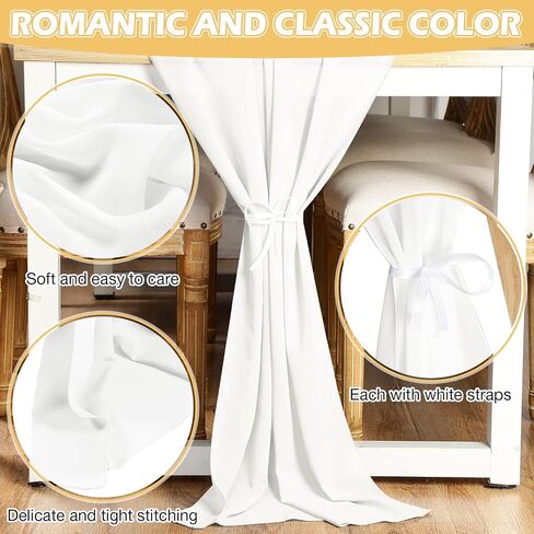 Chumia 24 Pack Chiffon Table Runners Romantic Sheer Table Decorations Long Tulle Runner for Wedding Bridal Shower Party Supplies Decor, 118 x 12 Inches (Dusty Blue) in Saudi Arabia