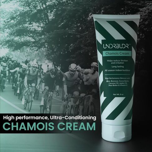 Chamois Cream Tube, Anti-Chafing Cream, Ultra Low Friction, Naturally Enriched in Kuwait