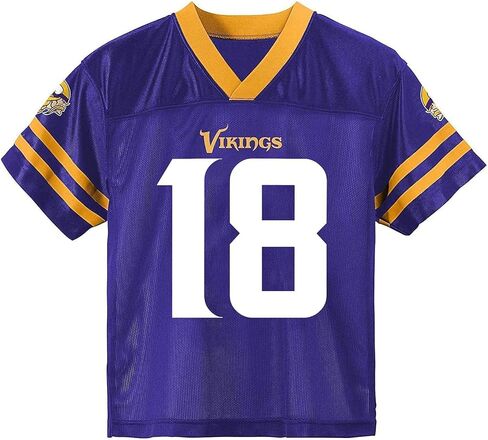 Justin Jefferson Minnesota Vikings Purple #18 NFL Infant Toddler Name and Number Team Color Home Player Football Jersey in Saudi Arabia