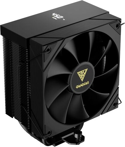 Gamdias Boreas M2-61L CPU Air Cooler ، 4.3 '' 'IPS LCD Display Cover ، 6 heatpipes copper ، heathink الألمنيوم ، مروحة منخفضة 120 مم ، دعم GIF w/software ، AMD AM5/AM4 ； Intel LGA 1851/1700 ، Black in Kuwait