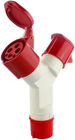 1Pc 1013/1012/1023 Multifunctional Tee Industrial Plug Y Type Waterproof Socket 3/4/5 Core 16A32A in Saudi Arabia