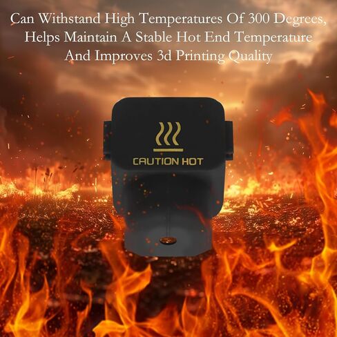 10pcs جورب السيليكون لـ Bambu Lab A1/A1 Mini ، Hotend Block Cover Cover Cover Flusts 3D Printer Boot Boot High Terfere Accessories Black Pressions Protuder Sleeve in Kuwait