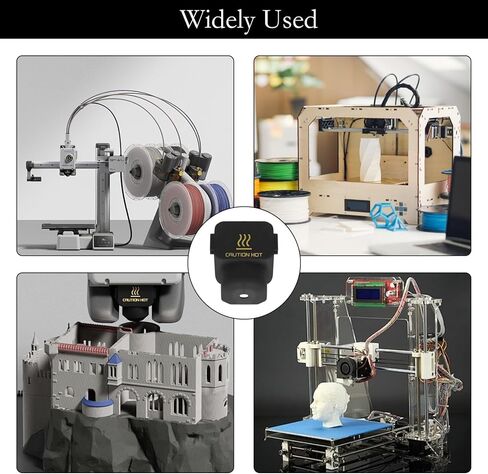 10pcs جورب السيليكون لـ Bambu Lab A1/A1 Mini ، Hotend Block Cover Cover Cover Flusts 3D Printer Boot Boot High Terfere Accessories Black Pressions Protuder Sleeve in Kuwait