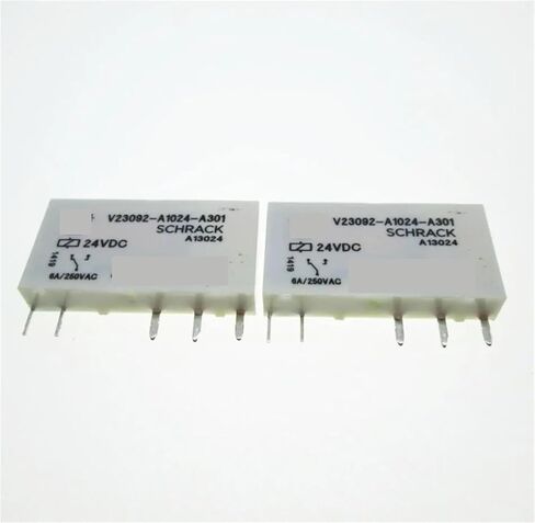 Relay V23092-A1024-A301 V23092-A1024-A301-24VDC V23092A1024A301 24V 24VDC DC24V 6A 250VAC 5PIN 5/10Pcs(5PCS) in Saudi Arabia