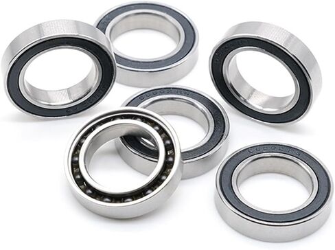 المحامل S6802-2RS CB 440C 6802RS حلقات الفولاذ المقاوم للصدأ مع كرات سيراميك SI3N4 تحمل 15x24x5 مم S6802RS 1PCS in Saudi Arabia