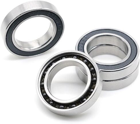 المحامل S6802-2RS CB 440C 6802RS حلقات الفولاذ المقاوم للصدأ مع كرات سيراميك SI3N4 تحمل 15x24x5 مم S6802RS 1PCS in Saudi Arabia