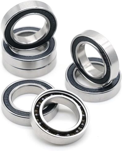 المحامل S6802-2RS CB 440C 6802RS حلقات الفولاذ المقاوم للصدأ مع كرات سيراميك SI3N4 تحمل 15x24x5 مم S6802RS 1PCS in Saudi Arabia