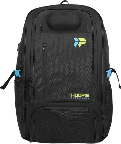 Pickleball Bag with Shoe Compartment -XL Tournament Bag Fits 4+ Paddles, Shoes, Gear & 64oz Bottles – Extra-Large Capacity with Hard Shell Case, USB Port, Ventilated Compartments in Saudi Arabia
