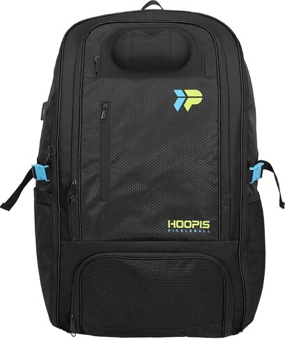 Pickleball Bag with Shoe Compartment -XL Tournament Bag Fits 4+ Paddles, Shoes, Gear & 64oz Bottles – Extra-Large Capacity with Hard Shell Case, USB Port, Ventilated Compartments in Saudi Arabia