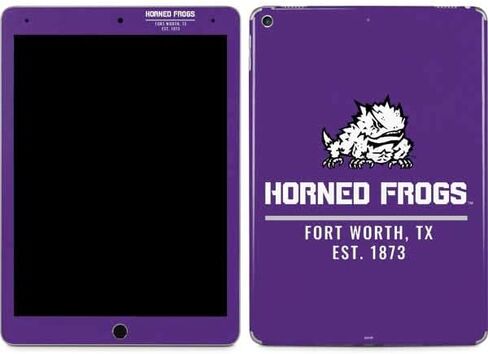 Skinit Skinit Tablet Skin Compatible مع Ipad Air 13in M2 (2024) - التصميم المرخص رسميًا لتكساس كريستيان هورنف فورت وورث تصميم in Saudi Arabia