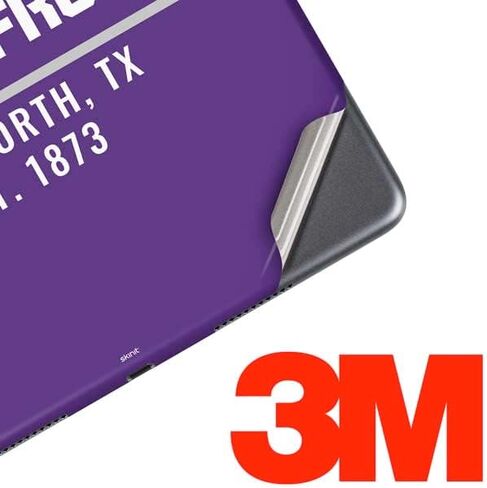Skinit Skinit Tablet Skin Compatible مع Ipad Air 13in M2 (2024) - التصميم المرخص رسميًا لتكساس كريستيان هورنف فورت وورث تصميم in Saudi Arabia
