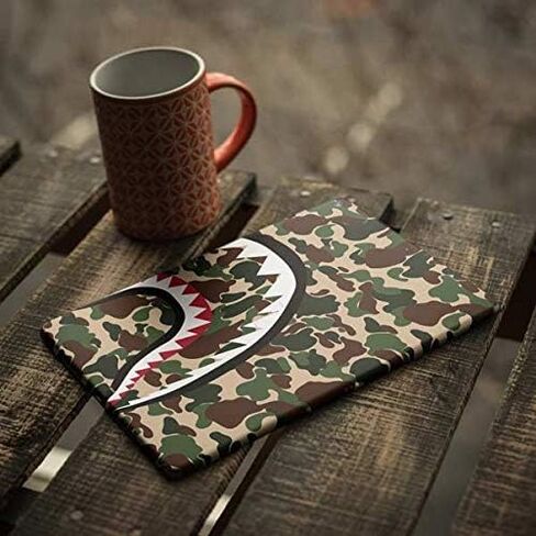 Skinit Decal Tablet Skin Compatible with iPad Air - Officially Licensed Shark Teeth Street Camo Design in Saudi Arabia