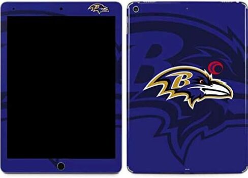 Skinit Decal Tablet Skin Compatible with iPad Air - Officially Licensed NFL Baltimore Ravens Double Vision Design in Saudi Arabia
