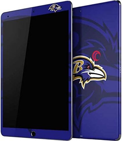 Skinit Decal Tablet Skin Compatible with iPad Air - Officially Licensed NFL Baltimore Ravens Double Vision Design in Saudi Arabia