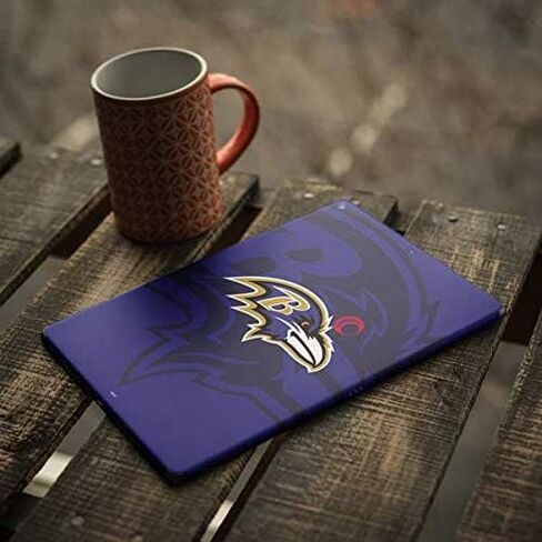Skinit Decal Tablet Skin Compatible with iPad Air - Officially Licensed NFL Baltimore Ravens Double Vision Design in Saudi Arabia