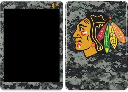 Skinit Decal Tablet Skin Compatible with iPad Air 13in M2 (2024) - Officially Licensed NHL Chicago Blackhawks Camo Design in Saudi Arabia