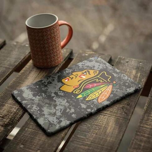 Skinit Decal Tablet Skin Compatible with iPad Air 13in M2 (2024) - Officially Licensed NHL Chicago Blackhawks Camo Design in Saudi Arabia