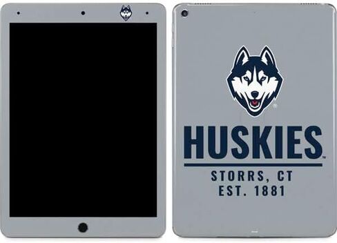 Skinit Skinit Tablet Skin Compatible مع Ipad Air 13in M2 (2024) - جامعة كونيتيكت المرخصة رسميًا في كونيتيكت بوس بتوقيت شرق الولايات المتحدة 1881 in Saudi Arabia