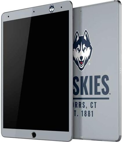 Skinit Skinit Tablet Skin Compatible مع Ipad Air 13in M2 (2024) - جامعة كونيتيكت المرخصة رسميًا في كونيتيكت بوس بتوقيت شرق الولايات المتحدة 1881 in Saudi Arabia