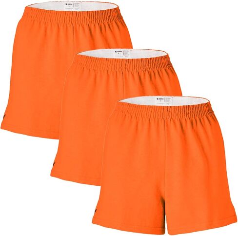 شورت Soffe Womens Fashion الصغار الصغار - Zinn Orange - X -Large - 3 Pack in Kuwait