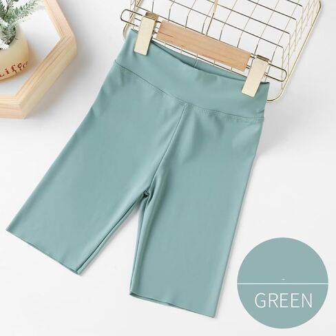 Girls Leggings Knee-Length Shorts for Bike Ride Yoga Running in Saudi Arabia