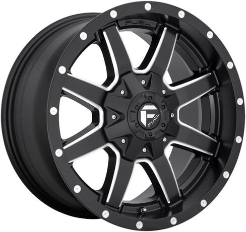 الوقود على الطرق الوعرة D610 Maverick 20x9 ، 5x5.5/150 ، 5.79 ، 20 مم لمعان الأسود المطحون - D61020907057 in Kuwait