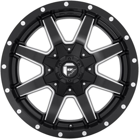 الوقود على الطرق الوعرة D610 Maverick 20x9 ، 5x5.5/150 ، 5.79 ، 20 مم لمعان الأسود المطحون - D61020907057 in Kuwait
