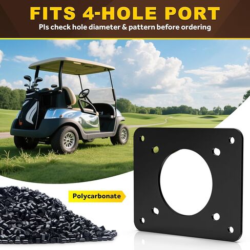 Bumbee Golf Cart Charging Port Adapter Compatible with Carts Charging Plug Part Type for Lithium Battery Conversion and On-Board Charging in Saudi Arabia