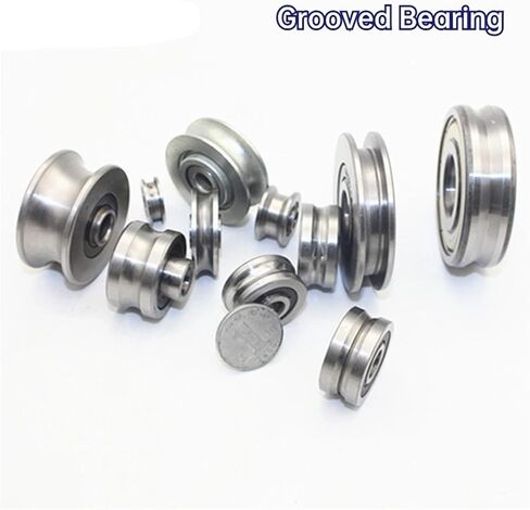 10PCS Straightening Mixed Wheel Over Line with Groove Bearing V 6202 15X35X11MM Pulley U Groove Type(V6202-3-1) in Saudi Arabia
