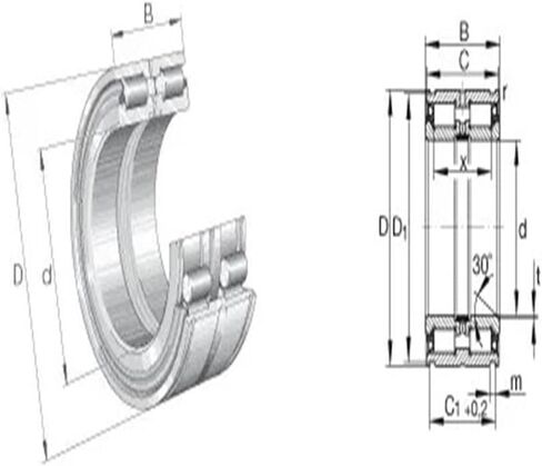 1pcs Bearing SL045009-PP 45X75X40 SL045009 E5009N Full complement Cylindrical Roller Bearings for Crane in Saudi Arabia