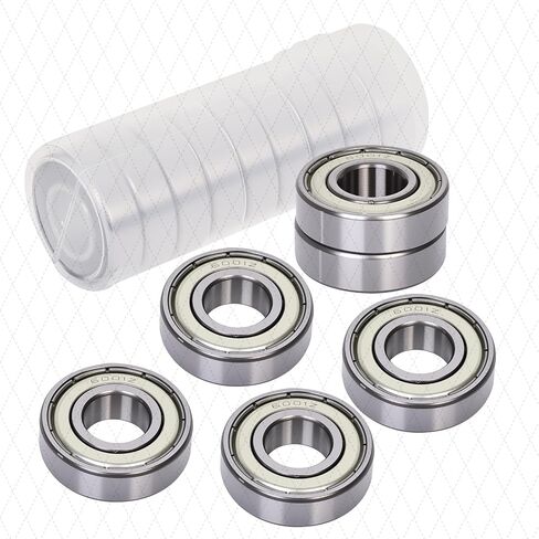 10 PCS 6007-ZZ Deep Groove Ball Bearings - 35x62x14mm, Double Rubber Sealed Roller Bearings for Machine Tools,Wheels,ousehold Appliances,Agricultural Equipment in Saudi Arabia