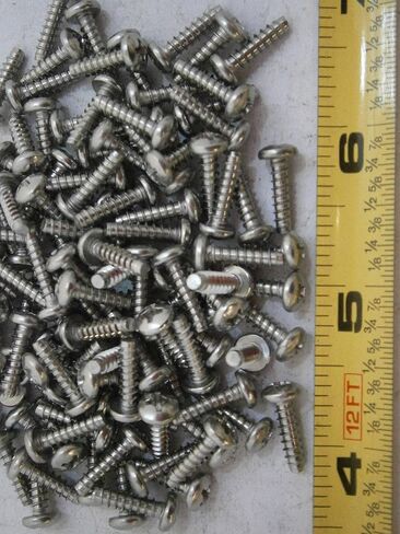New Pack of Metal Screws #6 x 1/2 Phillips Pan Head Type B Stainless Steel Lot of 33#2638A Multi-Purpose Comprehensive Hardware Fastener Assortment Kit WnyNEH03839 in Saudi Arabia