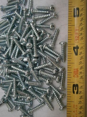 حزمة جديدة من مسامير بلاستيت #4 × 1/2 "Long Pozi Pan Head Steel الزنك المطلي بالكثير من 100 #6134 متعددة الأغراض مجموعة متنوعة شاملة أجهزة مجموعة Wnyneh05230 in Saudi Arabia