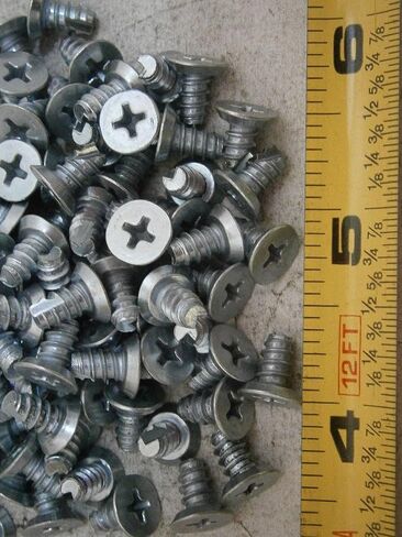حزمة جديدة من المسمار قطع الخيط 10 × 3/8 "فيليبس رأس رأس من النوع 25 الصلب الكثير من 100#5338 متعددة الأغراض مجموعة متنوعة شاملة للأجهزة. in Saudi Arabia