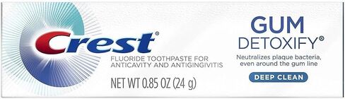Crest Gum Detoxify معجون الأسنان ، نظيف عميق ، حجم سفر ، 0.85 أونصة (حزمة من 36) in Kuwait