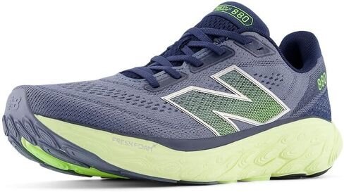 New Balance Men M880G14 Running Shoe ، Arctic Gray/Limelight/NB Navy ، 8 X-Wide in Saudi Arabia