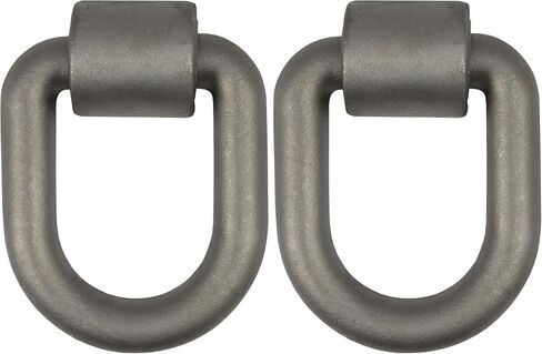 Curt 83780 3 × 4 بوصة لحام مقطورة D-Ring Tie أسفل المرساة ، 46،760 رطل قوة كسر in Saudi Arabia