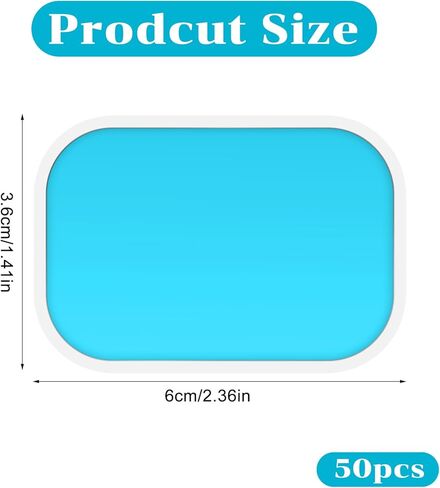 50 حزمة منصات ABS استبدال مدرب ، وسادات ألواح هلام قابلة لإعادة الاستخدام للتدريب على محفز ABS ، ومدرب عضلات البطن للذراع ، والبطن ، والفخذ ، والطفلة ، والخصر ، وحزام تنغيم الحبر التمرين in Kuwait