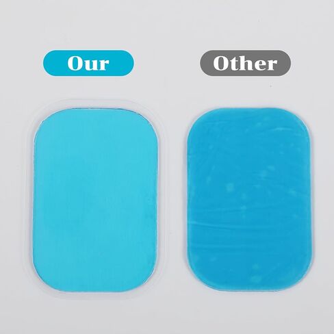 50 حزمة منصات ABS استبدال مدرب ، وسادات ألواح هلام قابلة لإعادة الاستخدام للتدريب على محفز ABS ، ومدرب عضلات البطن للذراع ، والبطن ، والفخذ ، والطفلة ، والخصر ، وحزام تنغيم الحبر التمرين in Kuwait